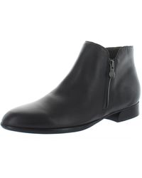 Munro - Averee Leather Double Zipper Ankle Boots - Lyst