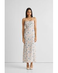 REISTOR - Cross-Back Midi Dress - Lyst