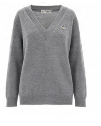 Fiorucci - V-Neck Wool-Cashmere Sweater - Lyst