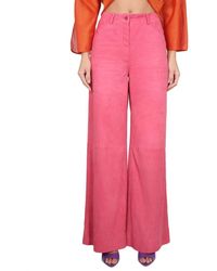 Alberta Ferretti - High-Waisted Wide Leg Pants - Lyst