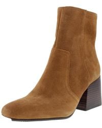 Blondo - Salome Cow Suede Square To Ankle Boots - Lyst