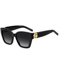 BOSS - Acetate Sunglasses With Double B Monogram - Lyst