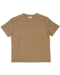 Saturdays NYC - Cotton Elliot Jacquard Short Sleeve T-shirt - Khaki - Lyst