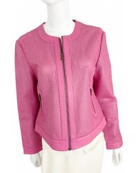 Iris Setlakwe - Leather Perforated Jacket - Lyst