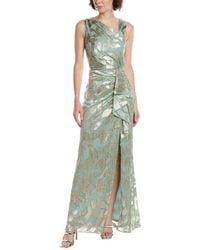 Adrianna Papell - Foil Asymmetric Gown - Lyst