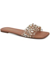Thalia Sodi - Jillene Flat Slip On Slide Sandals - Lyst