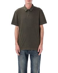 James Perse - Sueded Cotton Polo - Lyst