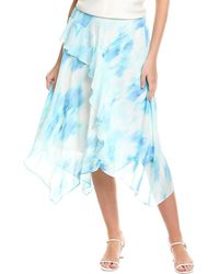 Jones New York - Pull-On Bias-Cut Ruffle Trim Skirt - Lyst