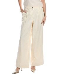 AllSaints - Payton Linen-Blend Trouser - Lyst