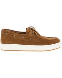 Hogan - Suede Sneakers With Leather Laces - Lyst