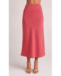 Bella Dahl - Bias Midi Skirt - Lyst