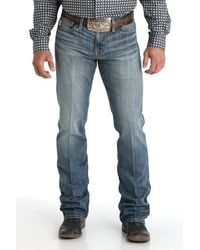 Cinch - Ian Slim Fit Boot-Cut Mid-Rise Stone Wash Jean - Lyst