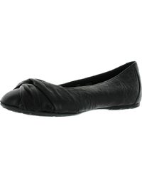 Born - Lilly Leather Slip On Ballet Flats - Lyst