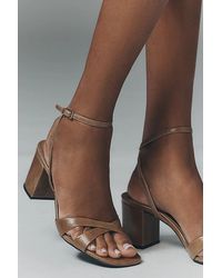 Maeve - Cross-Strap Block Heels - Lyst
