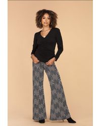 Veronica M - Wide Leg Pant With Waistband - Lyst