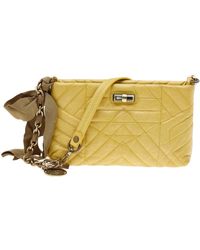 Lanvin - Quilted Leather Happy Pocket Crossbody Bag - Lyst