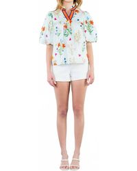Thml - Eliza Puff Sleeve Top - Lyst