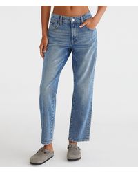 Aéropostale - Mid-Rise Straight Ankle Jean - Lyst