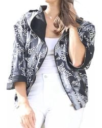 KikiSol - Hatch Reversible Short Jacket With Zipper - Lyst