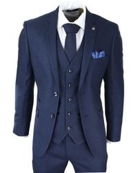 Paul Andrew - Arthur 3 Piece Suit Birdseye Suit - Lyst