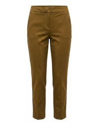 Trussardi - Brown Cotton Pants - Lyst