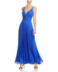 Laundry by Shelli Segal - Pleated Sleeveless Evening Dress - Lyst