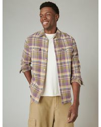 Lucky Brand - Plaid Utility Cloud Soft Long Sleeve Flannel - Lyst