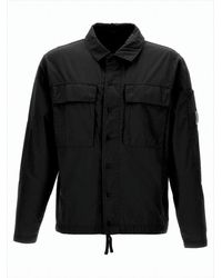 C.P. Company - Boxy Fit Long-Sleeve Shirt With Flap Pockets - Lyst
