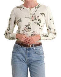 525 America - Aster Floral Button Down Cardigan - Lyst