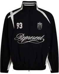 Represent - Woven Track Star Jacket - Lyst