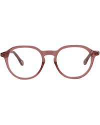 Chloé - Round-Frame Bio Acetate Optical Frames - Lyst
