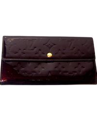 Louis Vuitton - Sarah Patent Leather Wallet (pre-owned) - Lyst