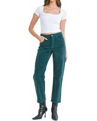Just Black Denim - Straight Leg Corduroy Pant - Lyst