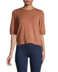 Joie - Feona Short Sleeve Sweater Knit Top - Lyst