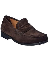 Ferragamo - Lanzarote Suede Loafers - Lyst