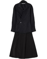 Alexander Wang - Long Wrap Dress Organic Cotton - Lyst