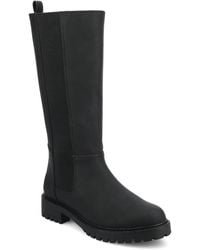 Journee Collection - Journee Brandi Knee High Stretch Extra Wide-Calf Casual Boots - Lyst