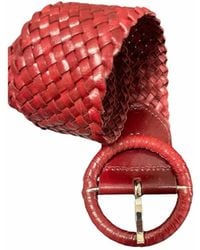Dragon Diffusion - Wrapped Leather Circle Buckle Belt - Lyst