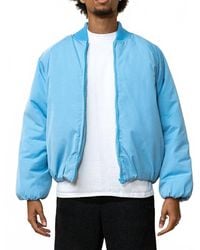 Eptm - Cropped Bubble Bomber Jacket - Lyst