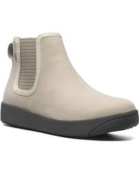 Bogs - Kicker 72777-279 Chelsea Boots Oatmeal Leather Ankle Jobb653 - Lyst