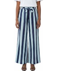 The Lulo Project - Tara Wide-Leg Pants - Lyst