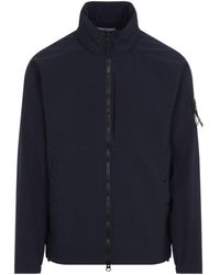 Stone Island - Jacket With High Neck And Zip Fastening - Lyst