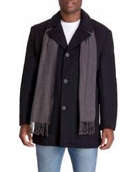 London Fog - Amity Single Breasted Wool Jacket - Lyst