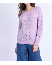 Molly Bracken - Square Collar Knitted Sweater - Lyst