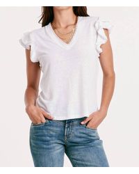 Another Love - Oslo Petal Sleeve Top - Lyst