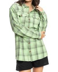 Roxy - Let It Go Flannel Long Sleeve Shirt - Lyst