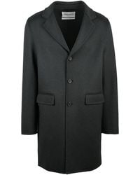 Amaranto - Mid-Length Tailored Wool And Cashmere Coat - Lyst