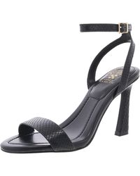 Vince Camuto - Snake Print Leather Ankle Strap - Lyst
