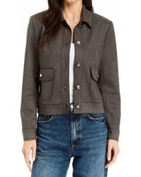 Drew - Berlin Stretch Sueded Jacket - Lyst