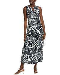 Sandra Darren - Surplice Midi Dress - Lyst
